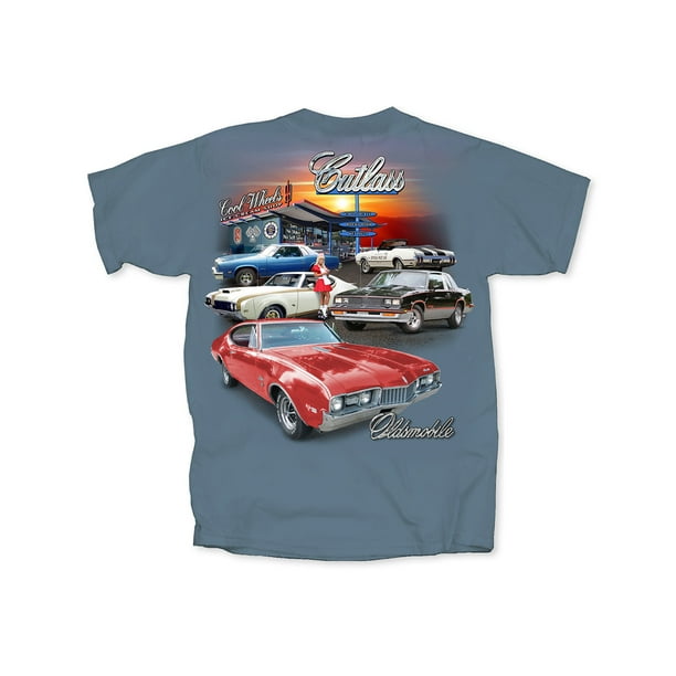 Joe Blow Pontiac GTO Classic Multi Car Garage Adult T-Shirt Joe Blow Pontiac GTO Classic Multi Car Garage Adult T-Shirt